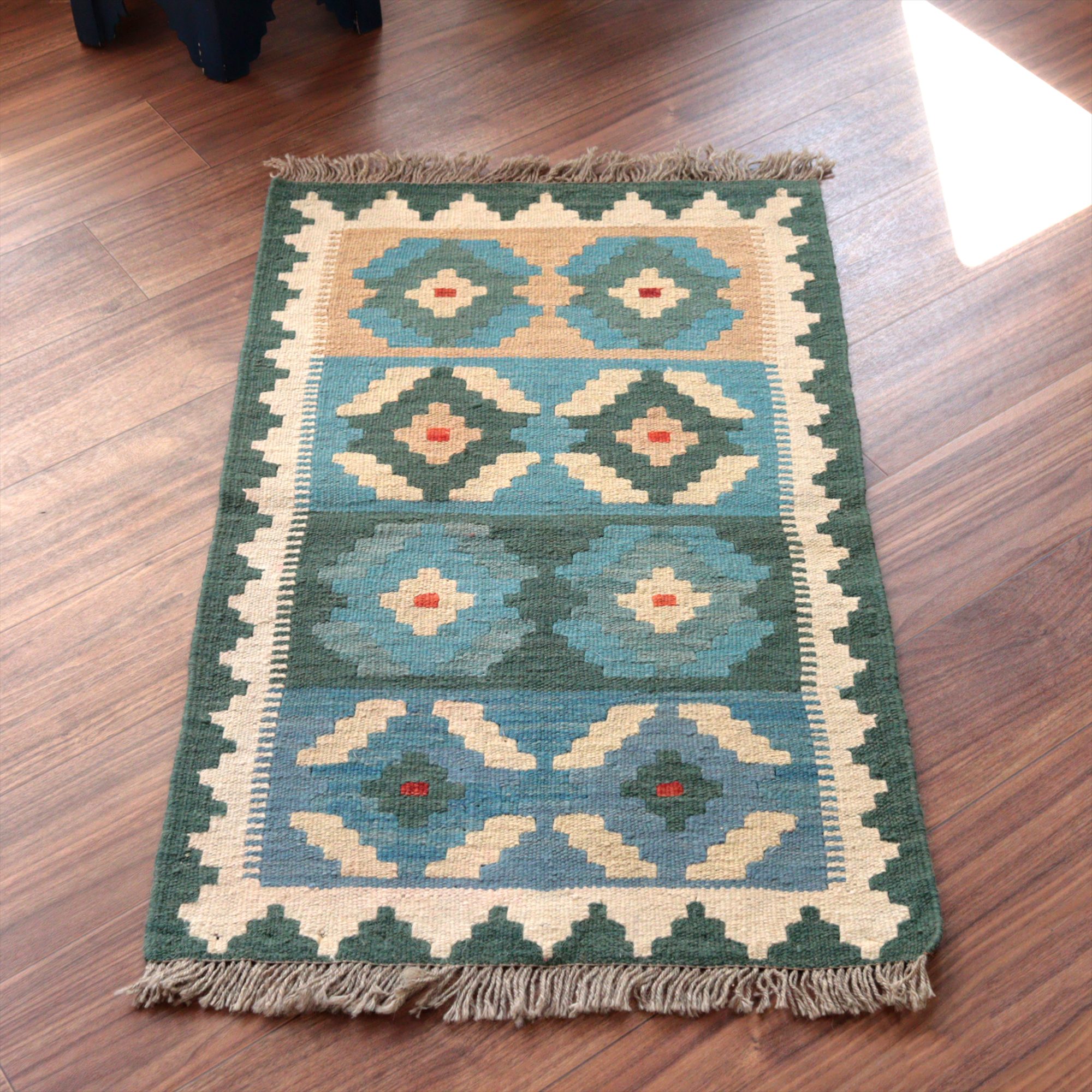 カシュカイキリム シラーズ産91×59cm イランの手織りラグ