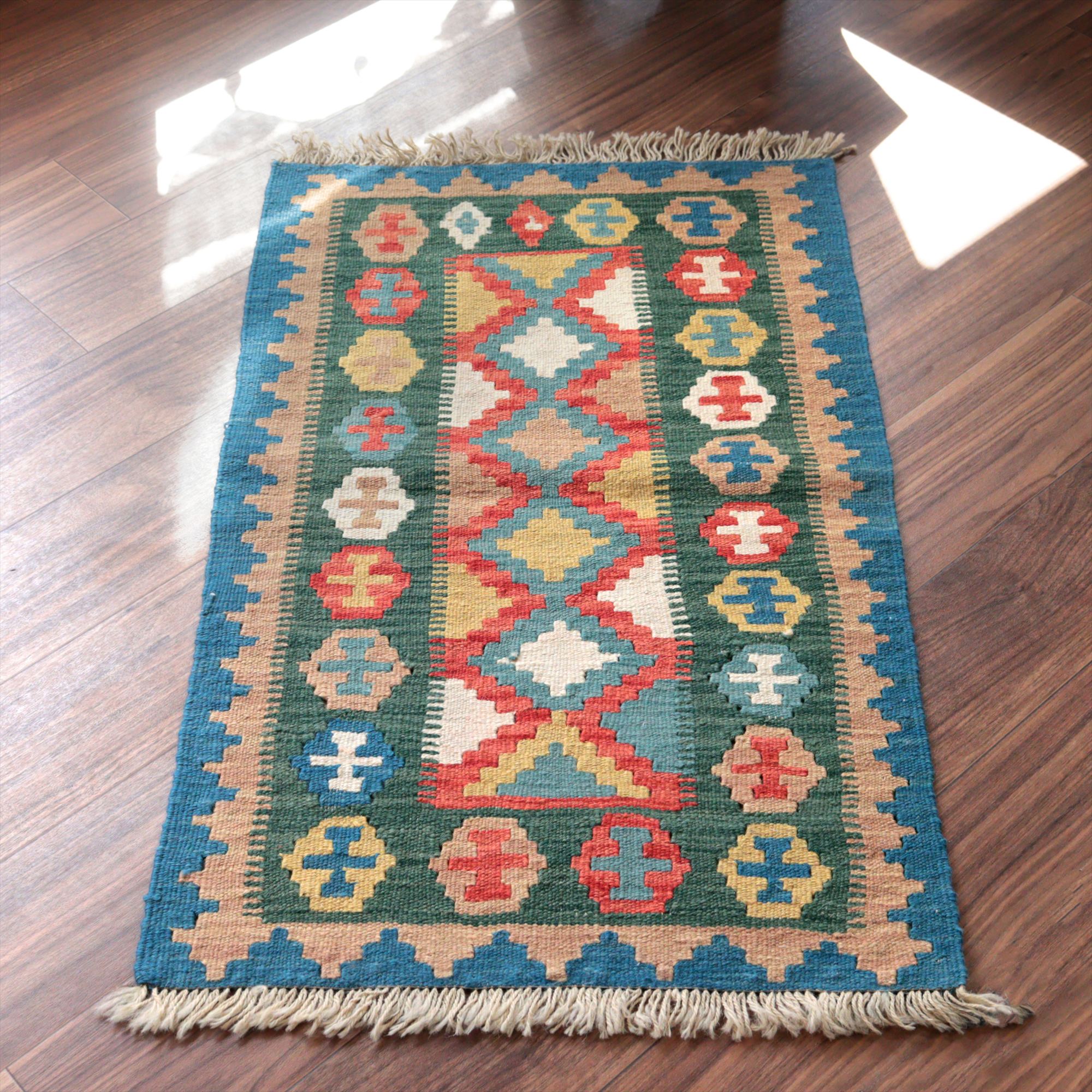 カシュカイキリム シラーズ産101×61cm イランの手織りラグ