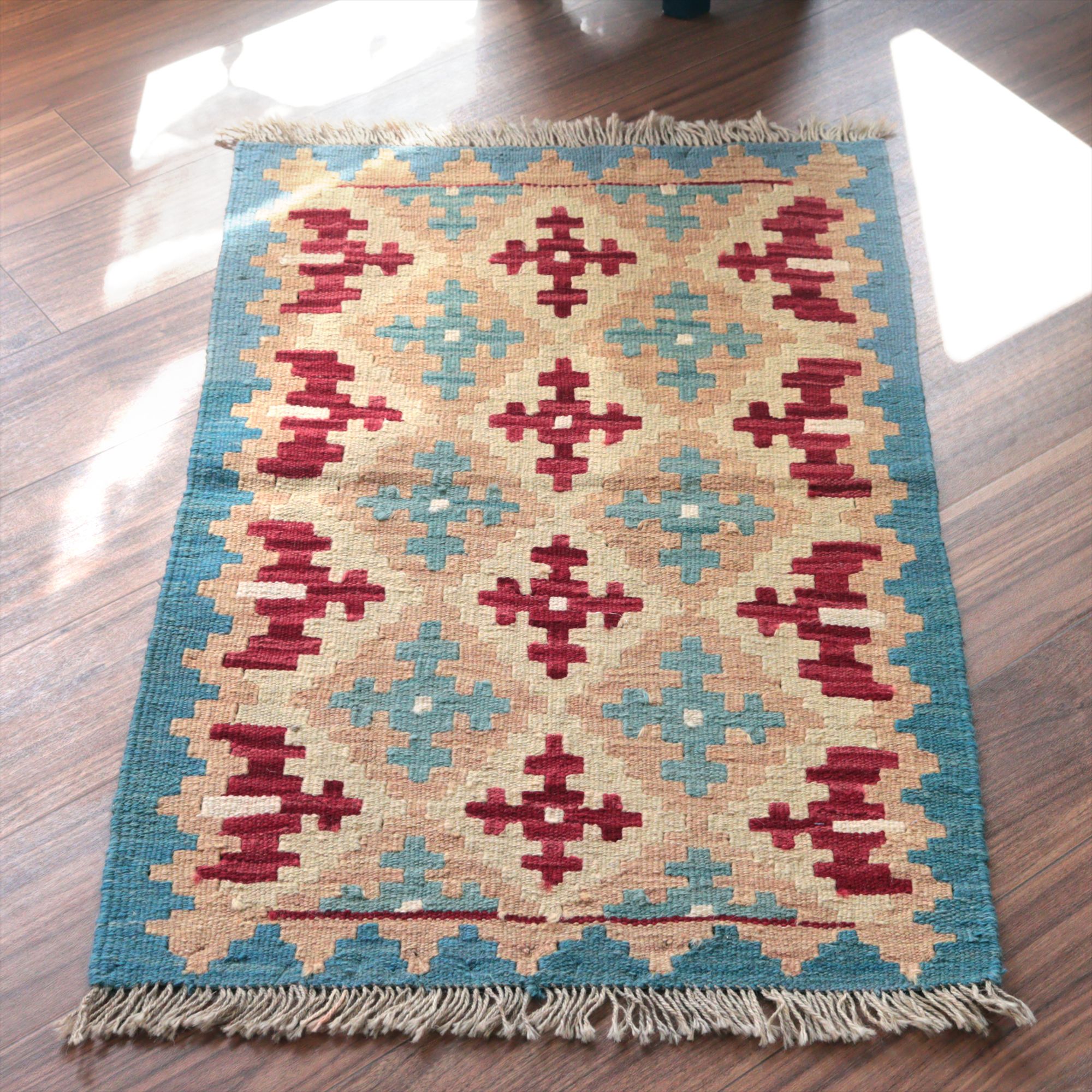 カシュカイキリム シラーズ産94×62cm イランの手織りラグ