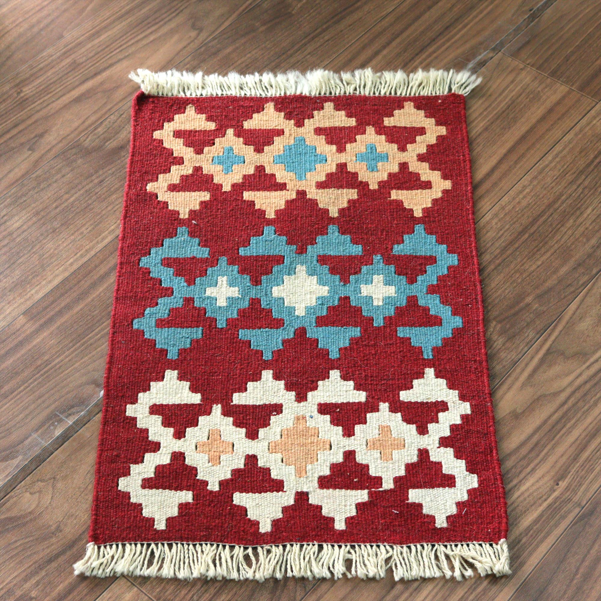 イランの手織りキリム シラーズ64×41cm