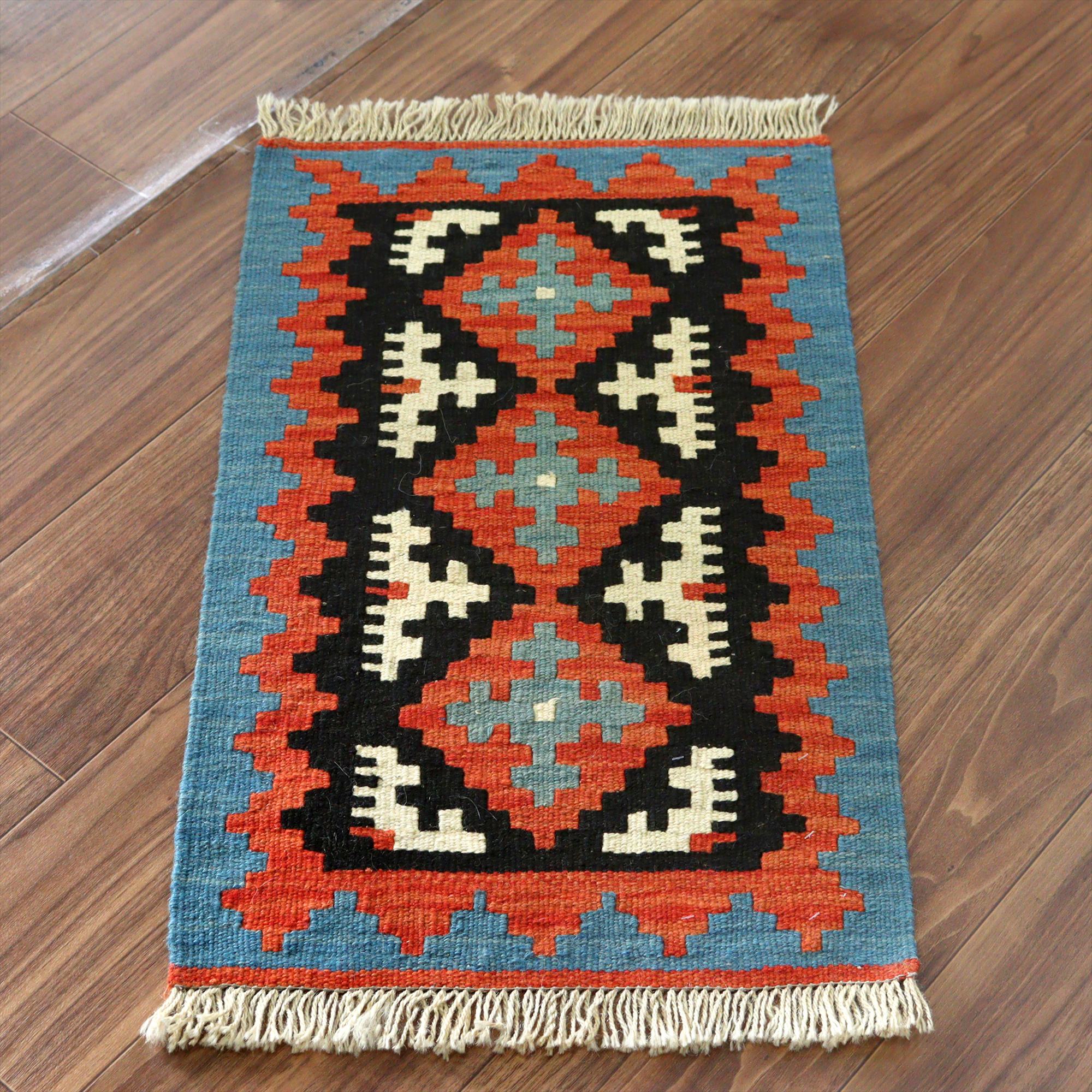 イランの手織りキリム シラーズ68×41cm