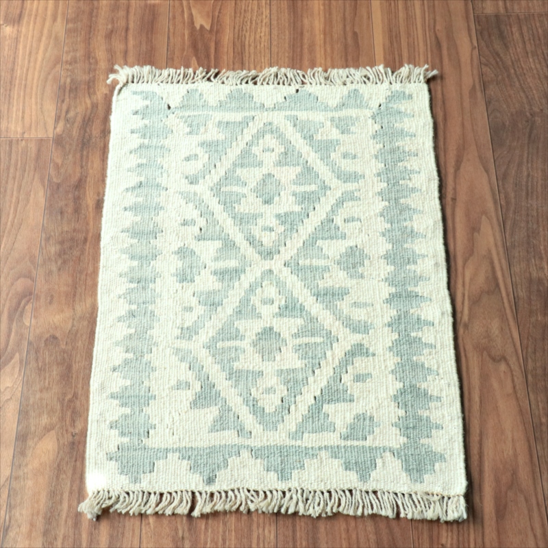 手織りキリム イラン南部シラーズ63×44cm ウール100% 一点もの