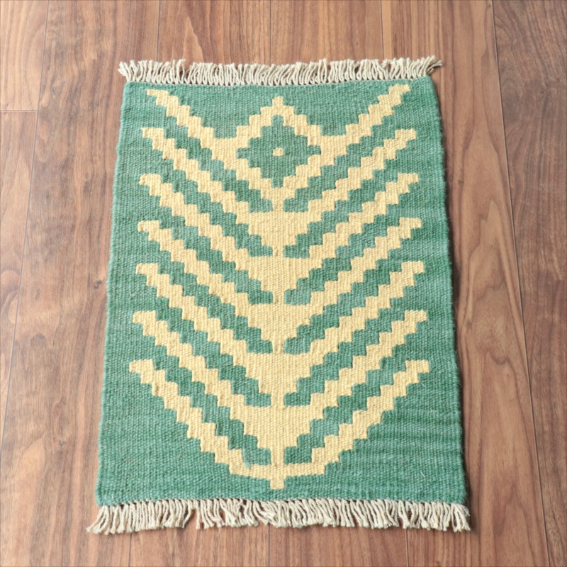 手織りキリム イラン南部シラーズ61×44cm ウール100% 一点もの