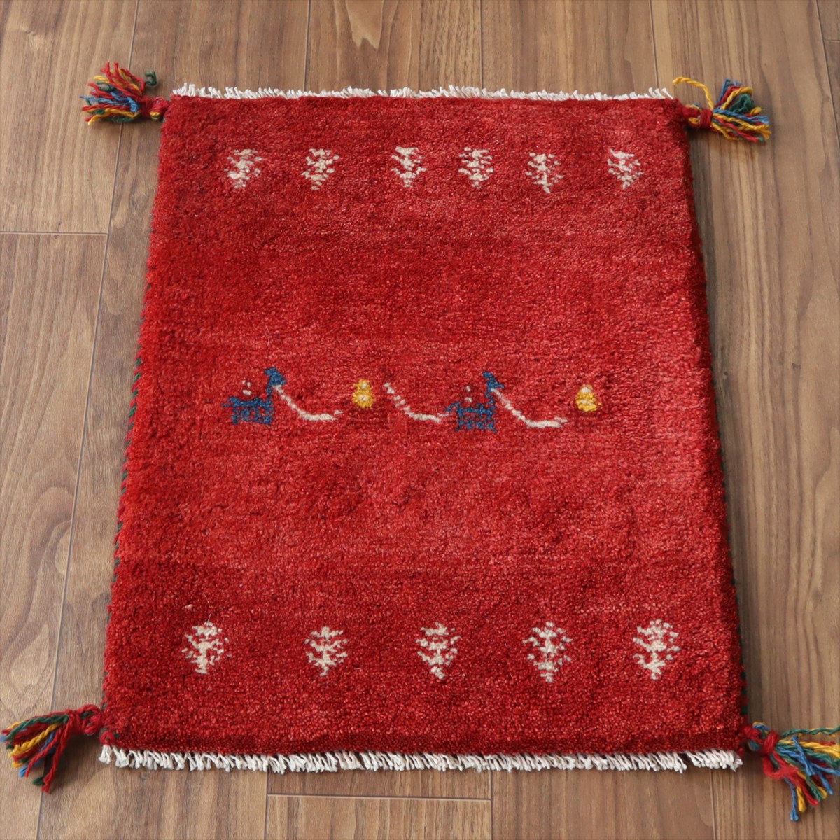 ギャッベ ミニギャベ イラン産 58×45cm レッド ラクダと生命の樹