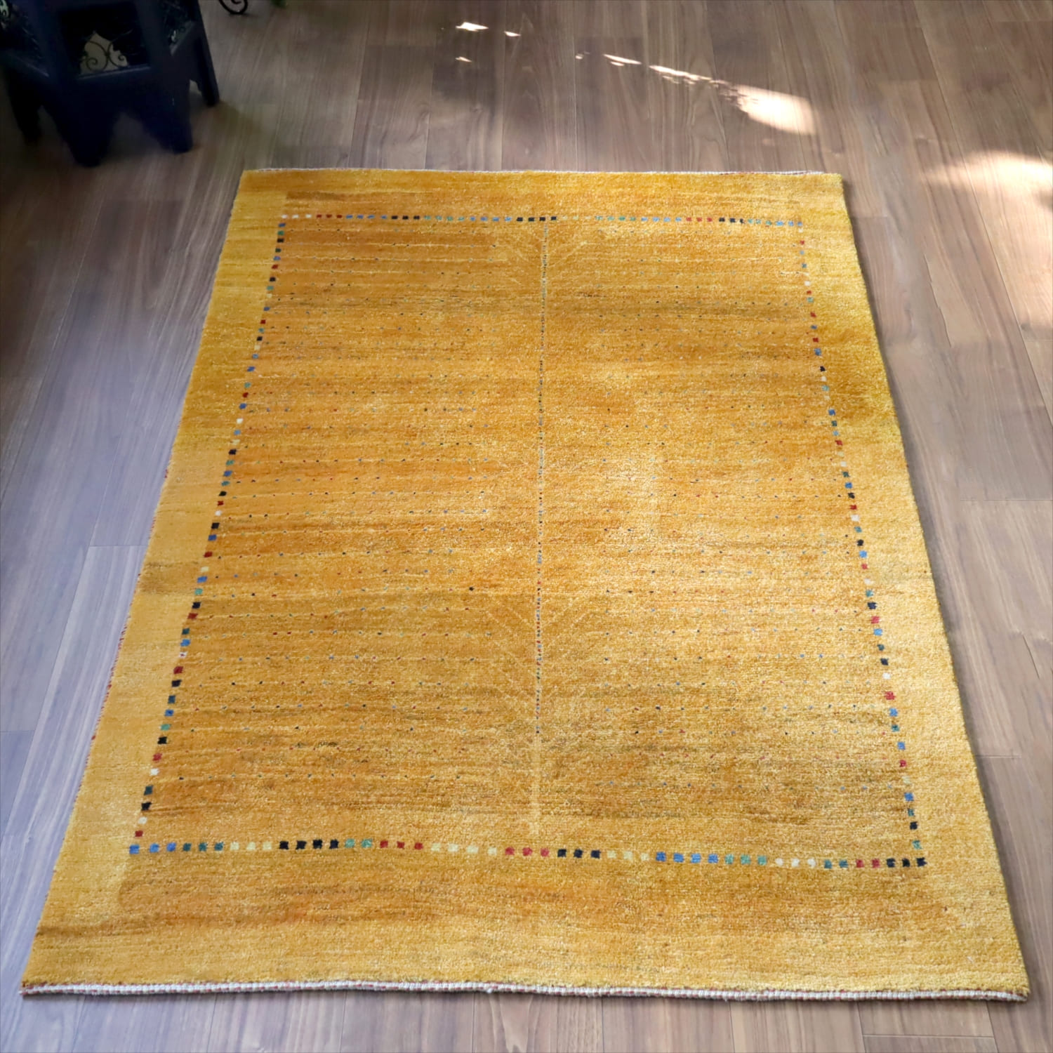 ギャッベ ノマド　 172x119cm 明るいオレンジ　生命の木　イラン産手織り　Gabbeh Nomad