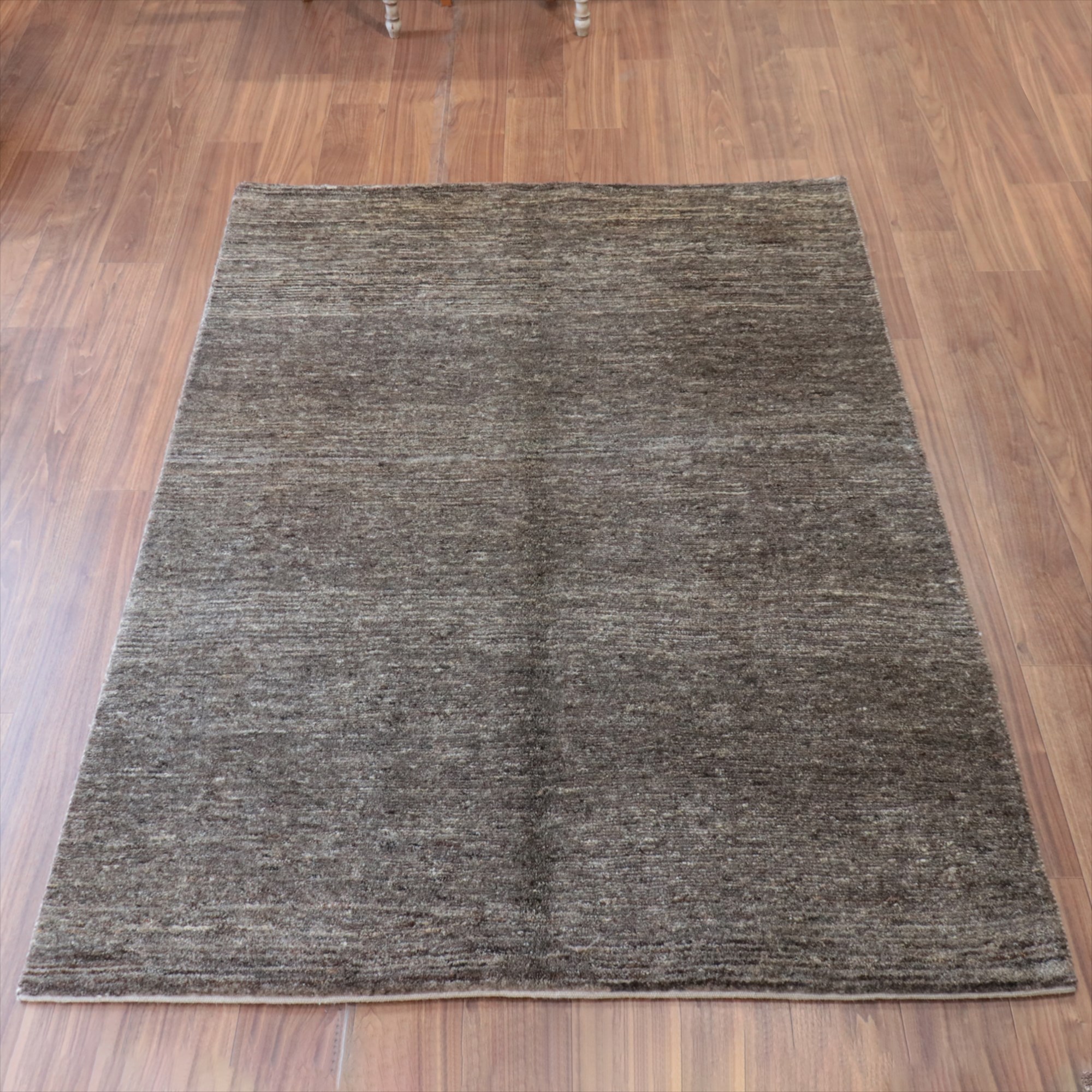 ギャッベ　Ｇａｂｂｅｈ ダークグレー 203x149cm グラデーション　無地　シンプル　モノトーン　手織り　イラン