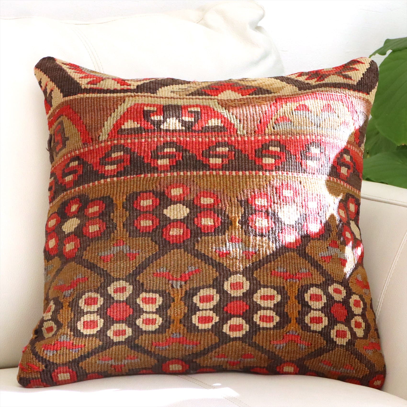 オールドキリム クッションカバー 40cmサイズ カイセリ チフカナット ベレケット