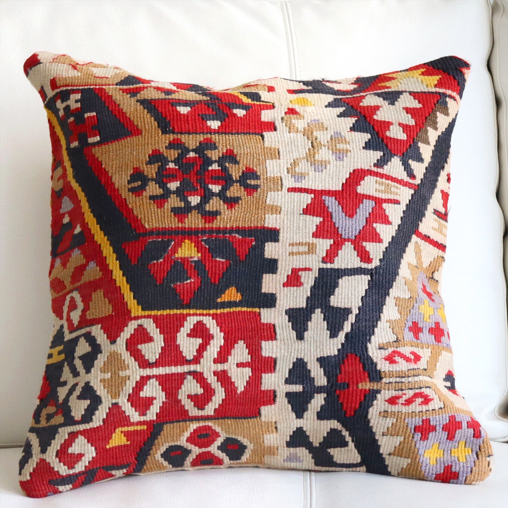 オールドキリム クッションカバー 40cmサイズ カイセリ チフカナット