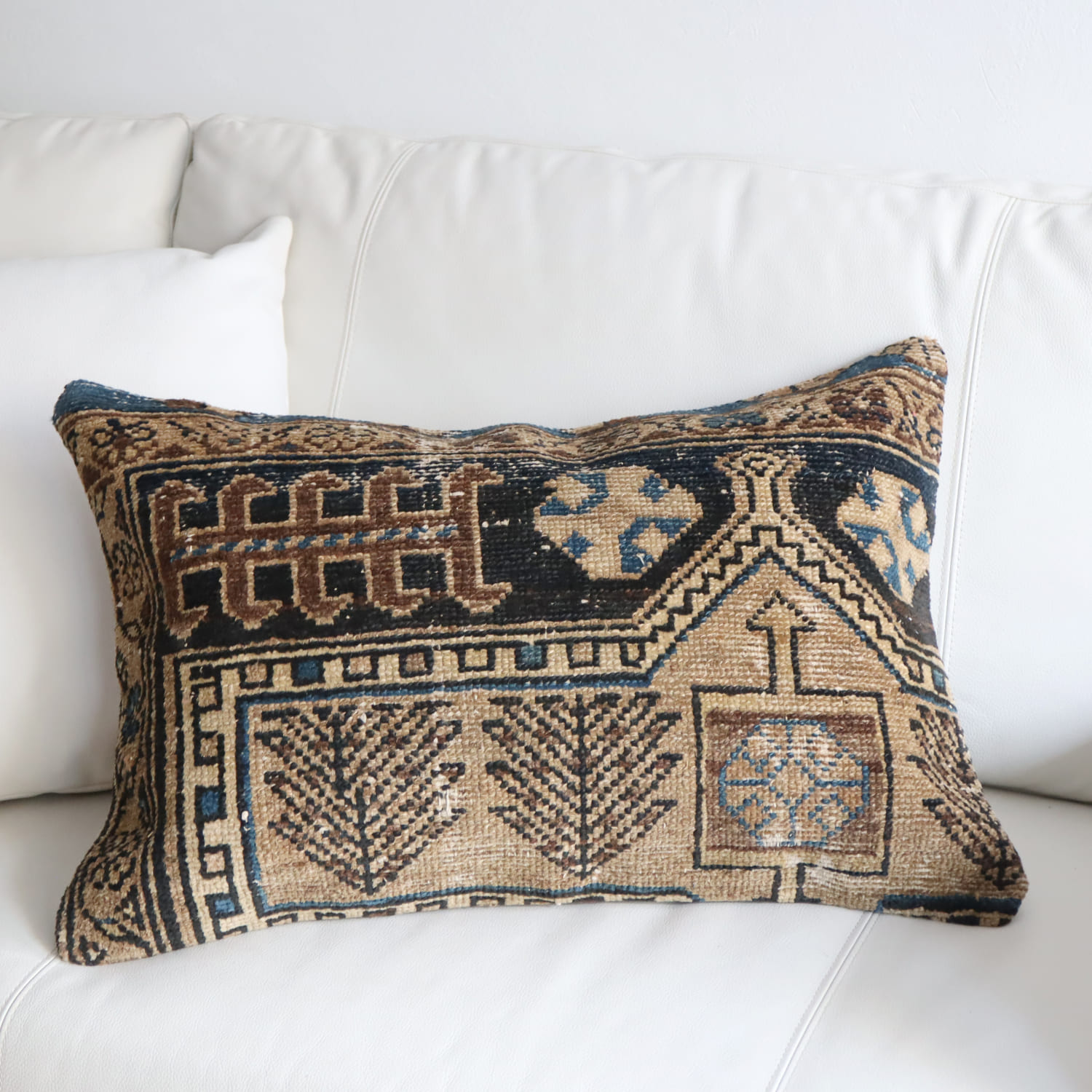 ヴィンテージラグ クッションカバー40×60cm 生命の木モチーフ