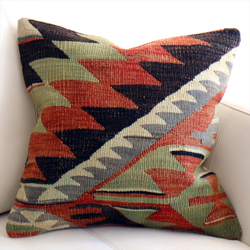 オールドキリム クッションカバー39×39cm エシュメ Old Kilim Cushion