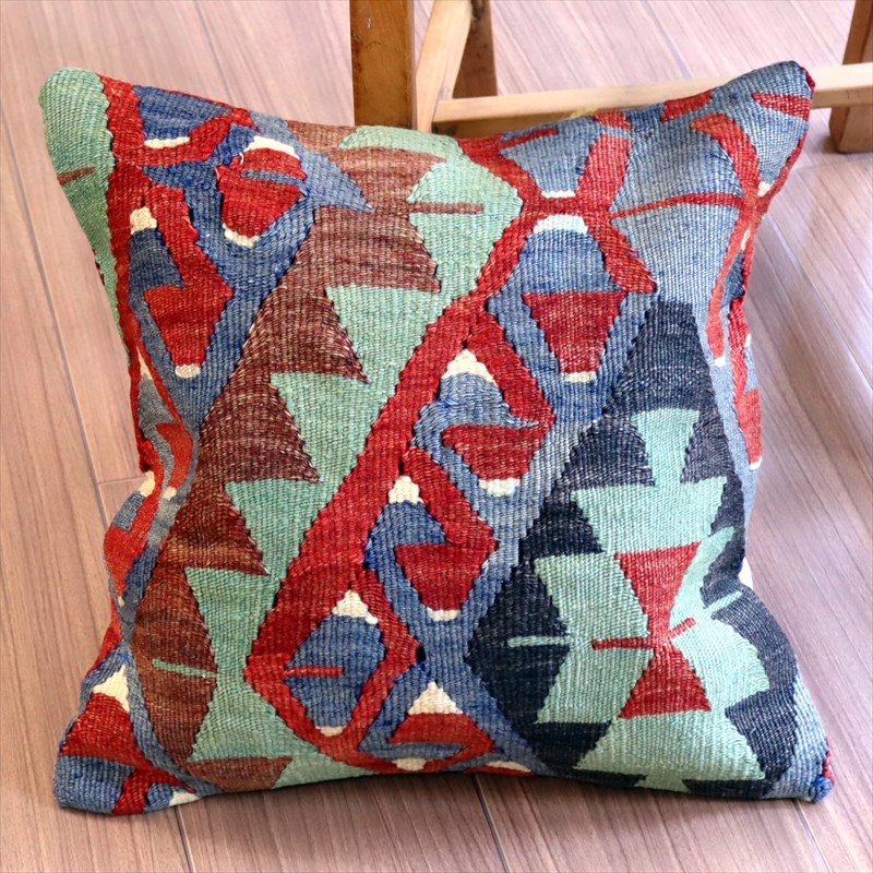 オールドキリム クッションカバー40×40cm エシュメ Old Kilim Cushion