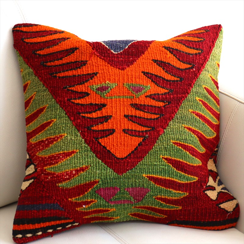 オールドキリム クッションカバー40×39cm ムート Old Kilim Cushion