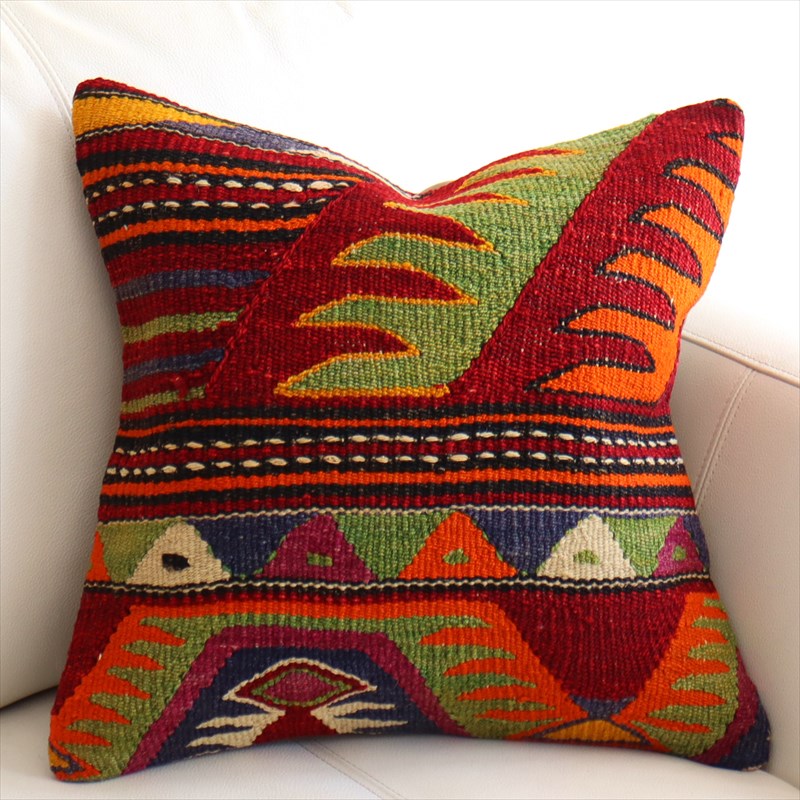 オールドキリム クッションカバー40×40cm ムート Old Kilim Cushion