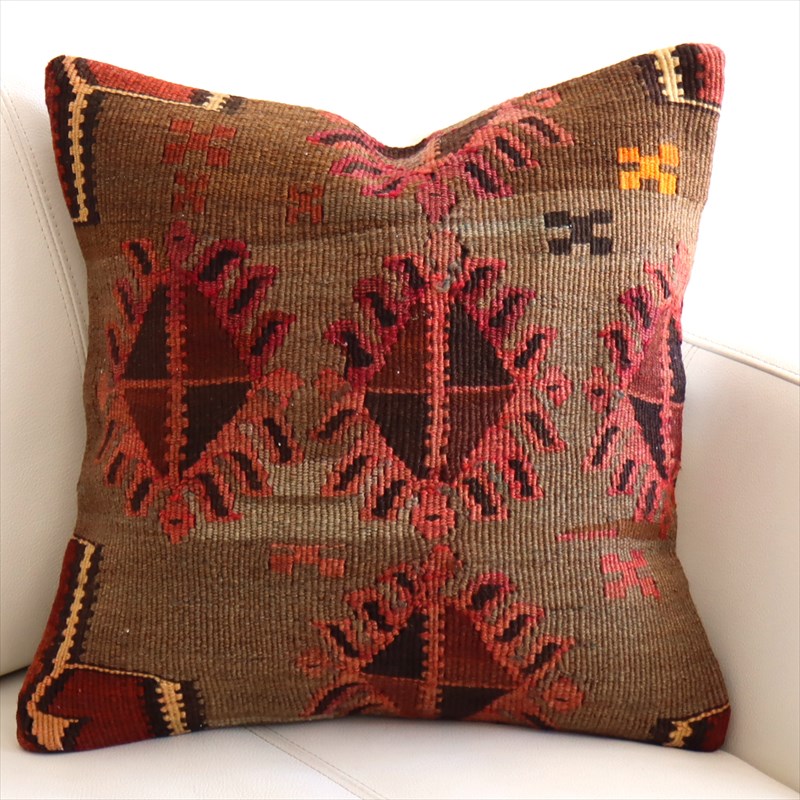 オールドキリム クッションカバー40×40cm カルス Old Kilim Cushion
