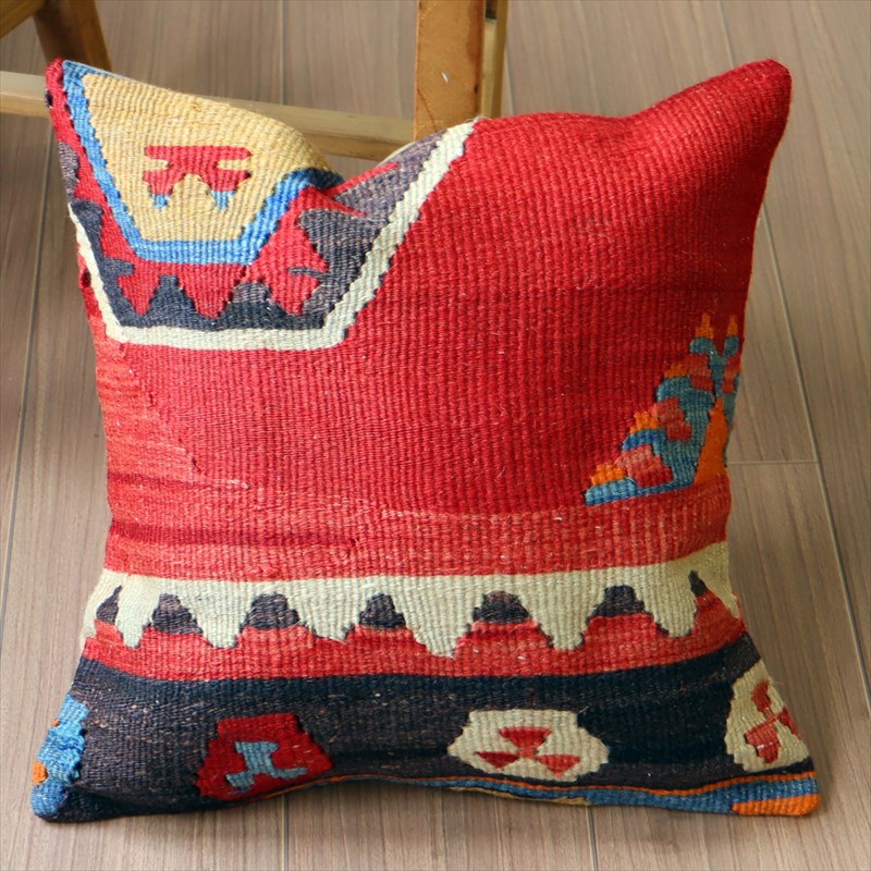 オールドキリム クッションカバー40×40cm シワス・シャルキュスラ Old Kilim Cushion
