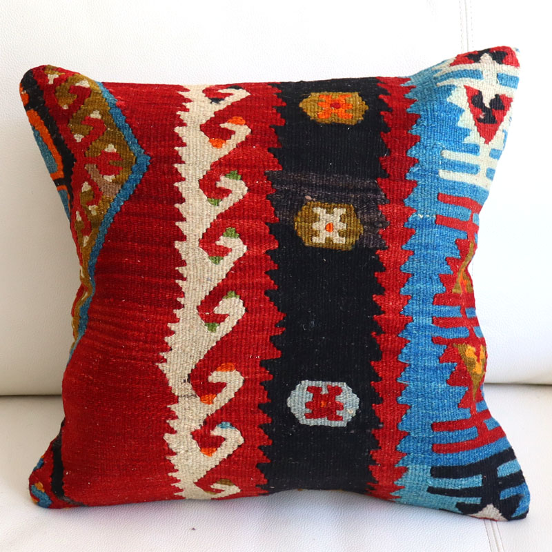 オールドキリム クッションカバー40×40cm シワス・シャルキュスラ Old Kilim Cushion