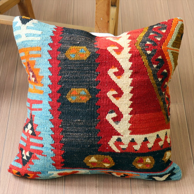 オールドキリム クッションカバー41×40cm シワス・シャルキュスラ Old Kilim Cushion