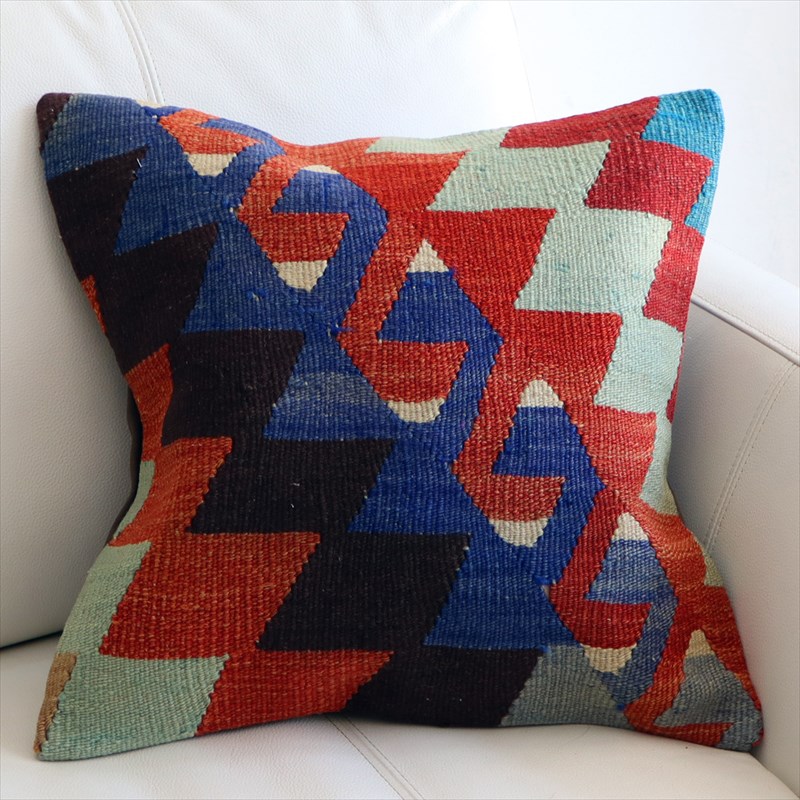 オールドキリム クッションカバー40×40cm エシュメ Old Kilim Cushion