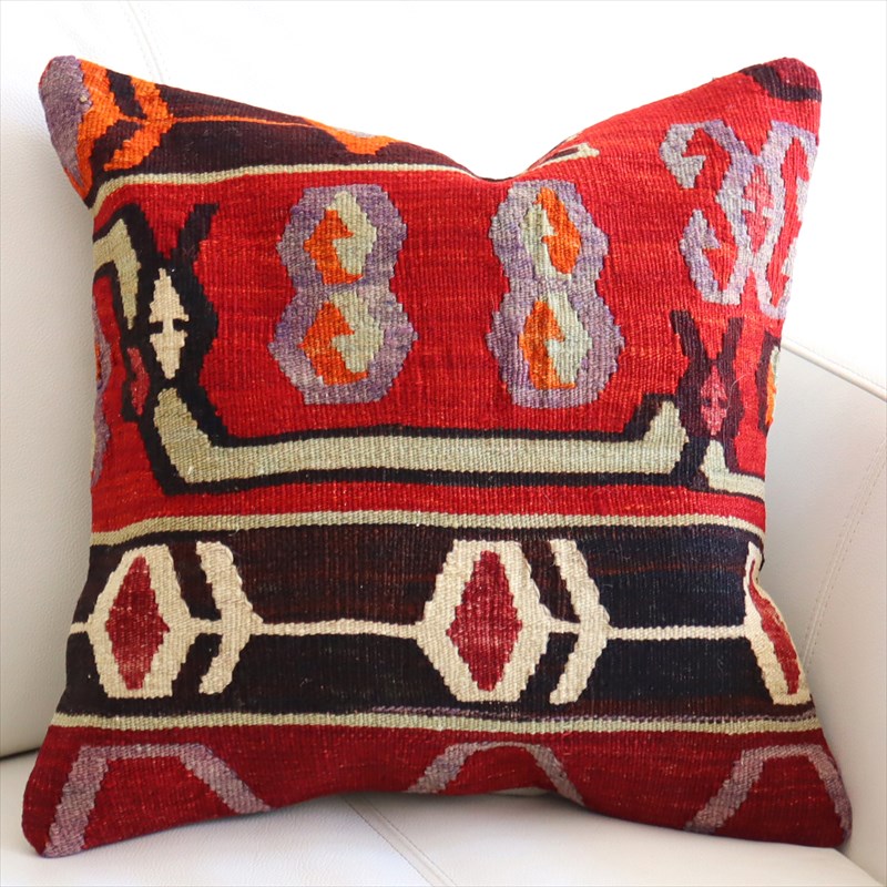 オールドキリム クッションカバー40×40cm カルス Old Kilim Cushion