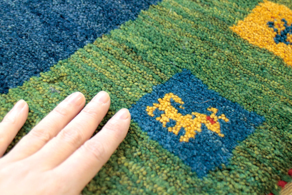 ギャッベのお手入れについて